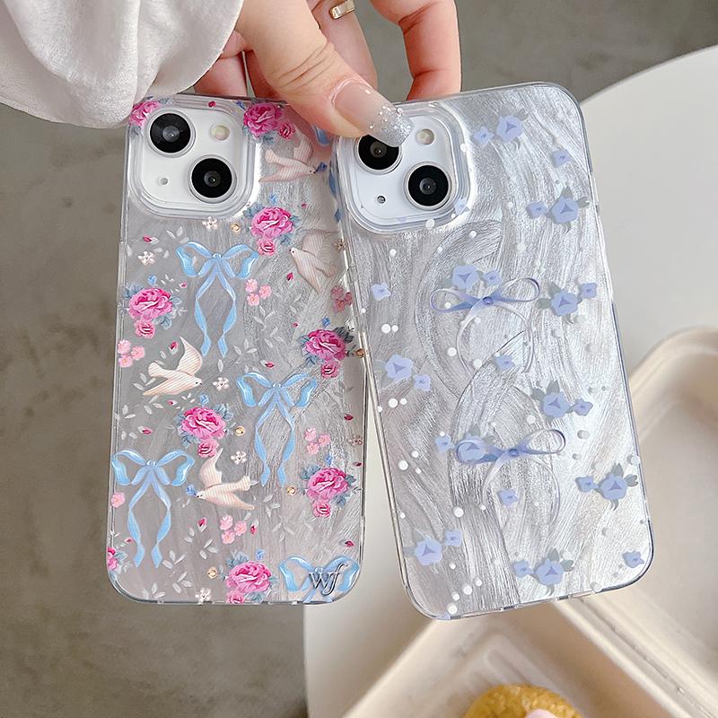 Чехол для телефона Flowers для Redmi Note 13 Pro Redmi 13C 14C IPhone 16 Tecno Honor X8 Samsung S23 FE S25 Ultra A35 A54 A53 Realme C53 C67 Reno 12 Cover