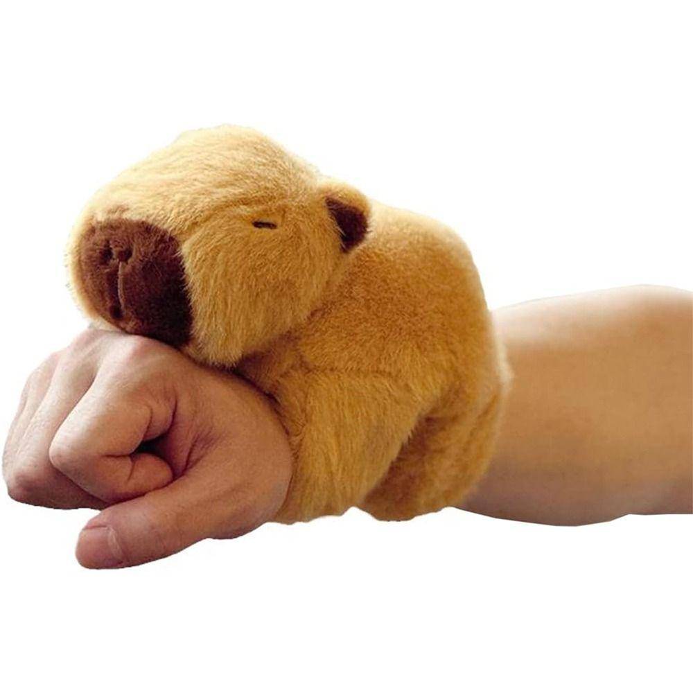 Animal Wristband Capybara Plush Toy Clap Ring Stuffed Animals Toy New Animal Slap Bracelets