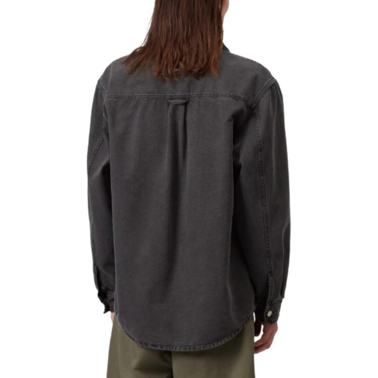 Carhartt WIP SS26 Куртка-рубашка Mitch Регулируемые манжеты Длинный рукав Удобная Унисекс куртки I03626200E0J