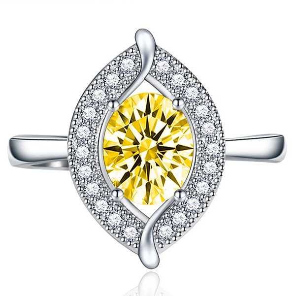 Sace Gems Классическое кольцо из медного сплава с цирконом, женские ювелирные изделия, свадебный подарок для вечеринки