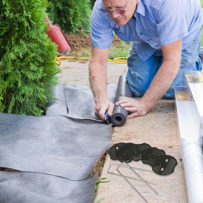 40 шт./компл., фиксированные гвозди для садовой теплицы с 3 отверстиями, набор профессиональных аксессуаров для орошения на открытом воздухе