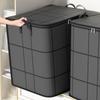 Non Woven Fabric Clothes Quilts Storage Bag Large Capacity Reinforced Handles Blanket Comforter Bags Dustproof Foldable