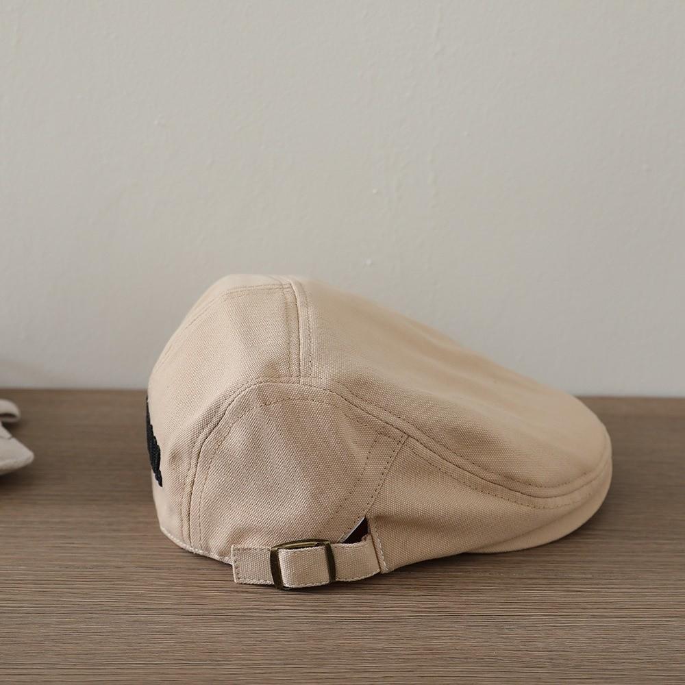 Letter Embroidered Embroidered Beret Hat Cotton Material Kids Newsboy Cap Hip Hop Hat Painter Cap