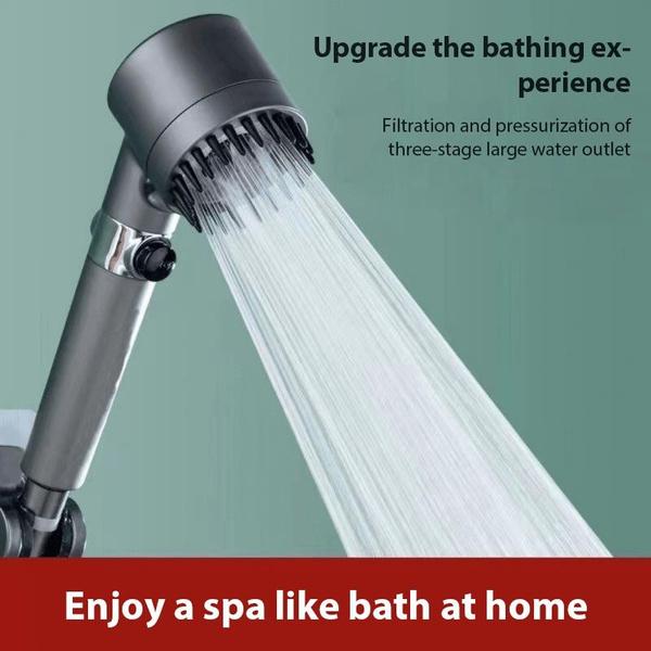 3 режима насадки для душа, насадка для душа высокого давления, портативный фильтр, кран для дождя, кран для ванной комнаты, дома, инновационные аксессуары