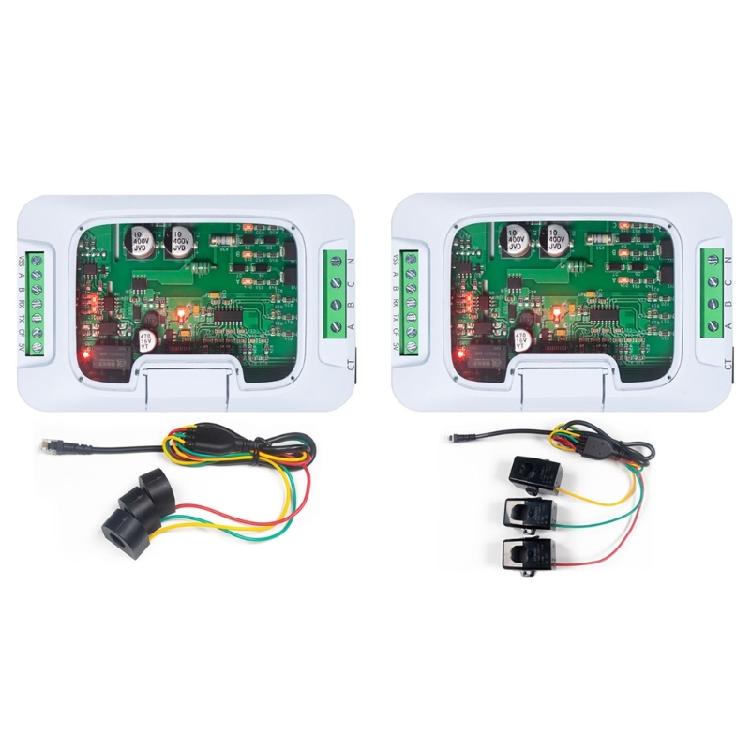 100А AC 220/380В RS485 Modbus Монитор Питания Трехфазный AC Измеритель Энергии Модуль Энергометр Wattmeter Clear View