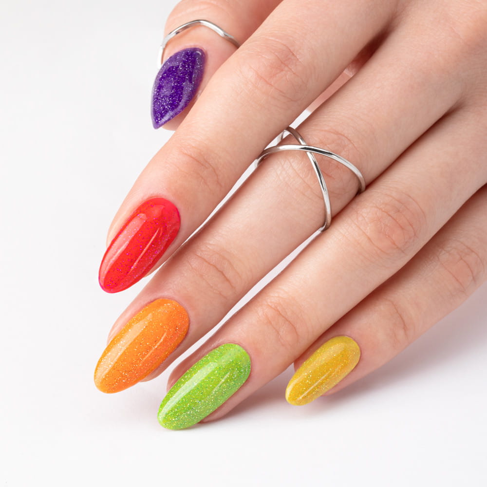 Lakier Hybrydowy Led/Uv Gel Polish Molly Nails Flashing Lights Neon Nr 648 Fig Fiction Hema/Di-Hema Free 8G