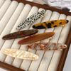 Retro Acetate Geometry Hairpin Leopard Hair Clip for Women Girls Sweet Colorful Barrettes    Bangs Clip Fashion Hair Accessories