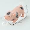 Mini Pig Figure Toy Cute Simulation Soft Silicone Animal Toy Kids Room Decors Reborns Pig Parenting Gift