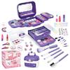 CSDmeewin Makeup Set Toy for Girls 6 7 8 9 10 11 12 Years Old Present Cosmetic Set Play Set Dresser Compact Makeup Set Girls Dresser Children Pretend