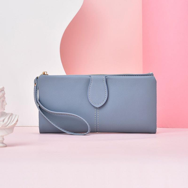 IELGY Korean Style Long Large Capacity Zipper Wallet Women