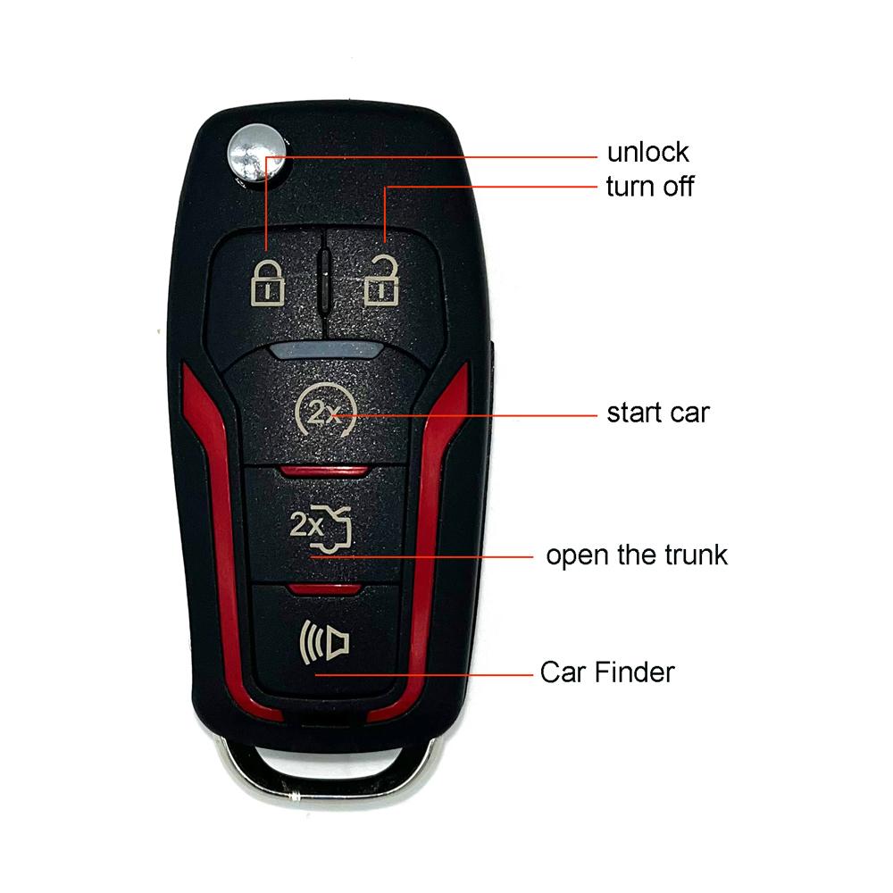 Универсальная система автоматического запуска и остановки системы входа без ключа, сигнализация запуска двигателя, система запуска одной кнопкой, аксессуары для удаленного автомобиля