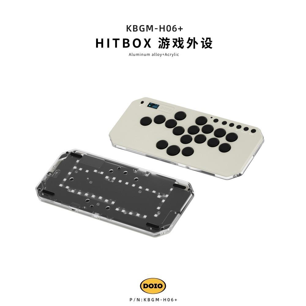 DOIO KBGM-H06+ Механическая клавиатура Проводная HITBOX Портативная для Street Fighter Игровая клавиатура Эргономика Игровые аксессуары Подарки