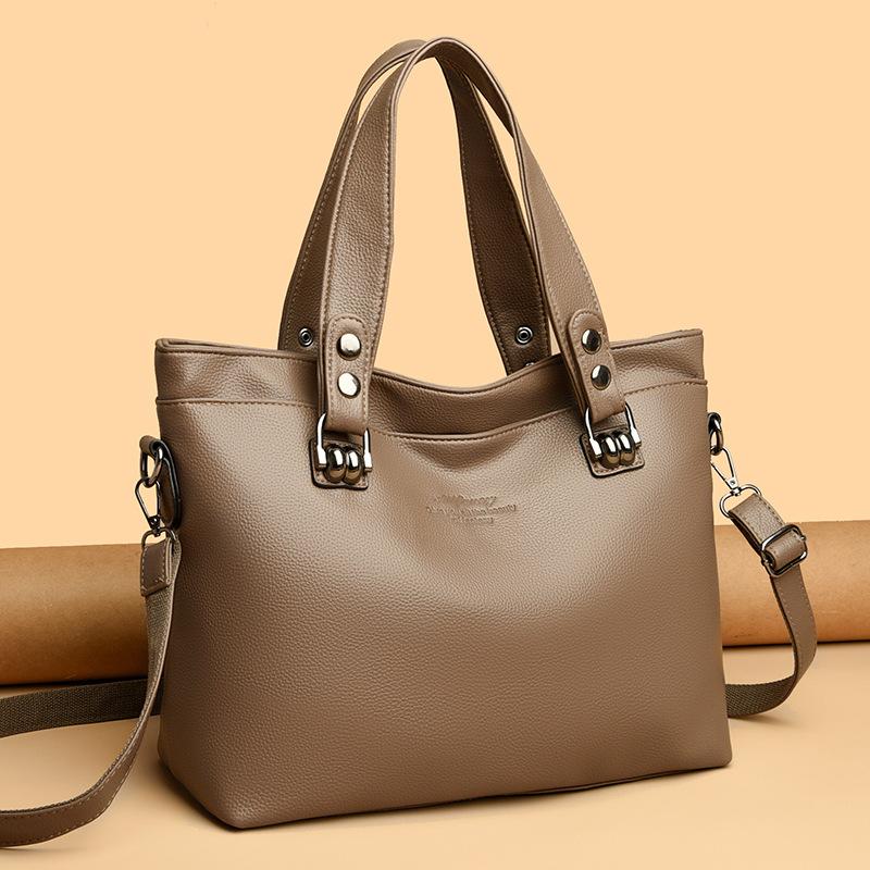 New Bag Large Capacity Tote Women's Bag Practical Middle-aged Fashion Mother One-shoulder Women's Crossbody Bag