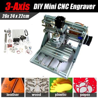 12-36 В DIY 3-осевой фрезерный станок с ЧПУ Мини-гравер 1610 GRBL Управление ЧПУ PCB ПВХ Фрезерование Дереворезный станок Рабочая область Новый