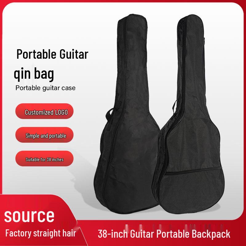 Водонепроницаемый рюкзак для акустической гитары из Оксфорда, 38 дюймов, с одной лямкой