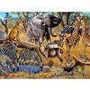 5D DIY Diamond Painting Elephant Lion Cross Stitch Kit Full Diamond Embroidery