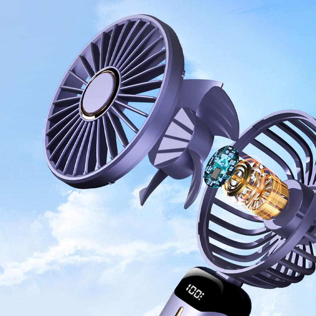 Handheld Fan Windmill USB Charging Small Fan Student Desktop Handheld Fan Summer For Travel Outdoor