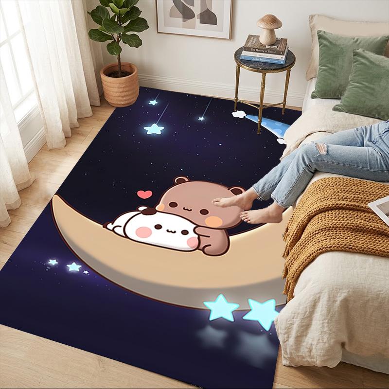 Moon Night Living Room Nonslip Area Rug Soft Carpet For Bedroom Game Playroom Sofa Office Home Decor Doormat Christmas Gift C930226