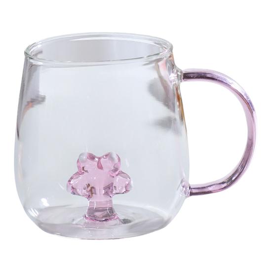 Handmade Glass Cup Animal Plant Shape Transparent Water Cup Cute Coffee Milk Drink Cup