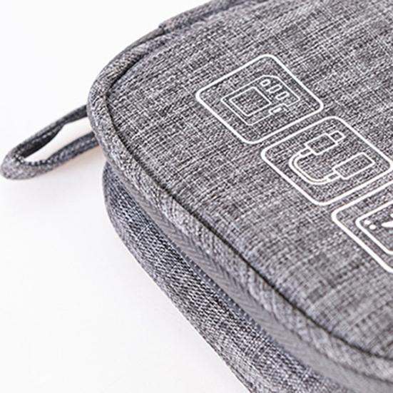 Водонепроницаемая сумка-органайзер для кабеля, недеформируемая сумка для хранения шнура из полиэстера, аксессуары для электроники