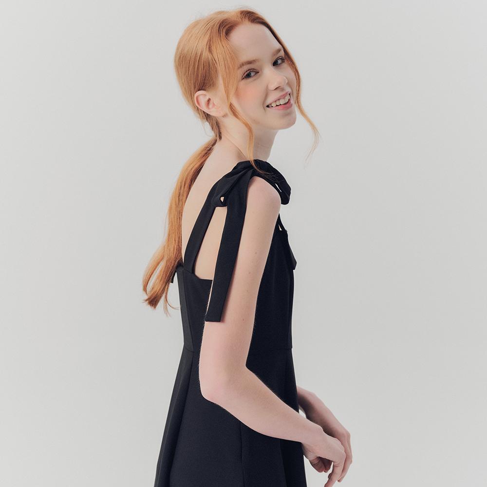Wednesday Delight Wed_Simple Tie Ribbon Dress