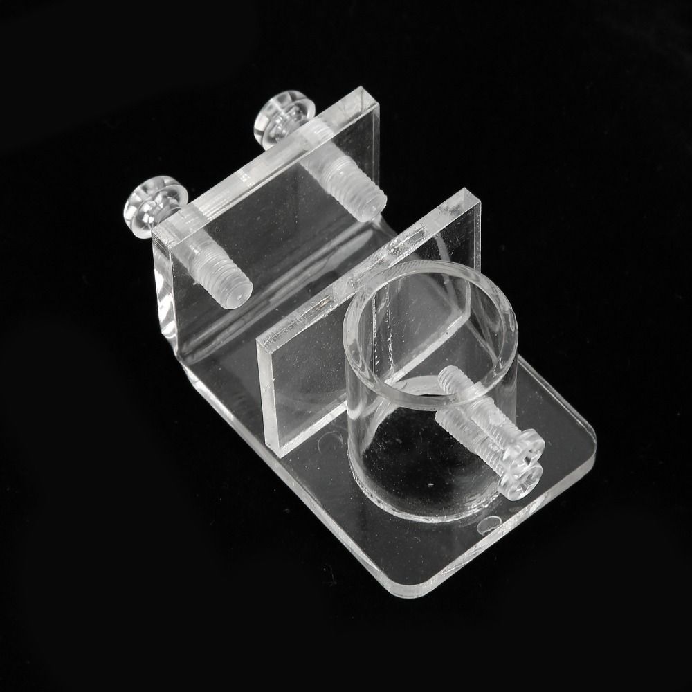 Transparent Acrylic Aquarium Pipe Clip High Transmittance Aquarium Pipe Holder Fish Tank