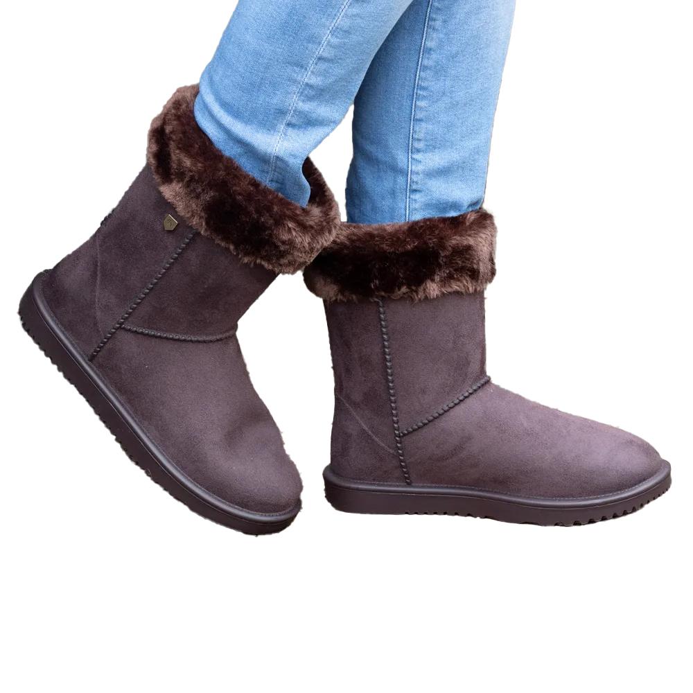 Hy Childrens/Kids Chisworth Faux Fur Waterproof Ankle Boots