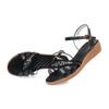 Women's Sandals Wedge Summer Genuine Leather Large Size Ladies Sandals Non-slip Middle-aged Mother Fashion Sandals