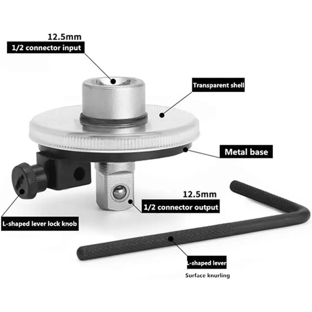 1шт динамометрический ключ с циферблатом для измерения крутящего момента автомобильные инструменты ручной инструмент оборудование для автосервиса гаражные инструменты калиброванные в градусах
