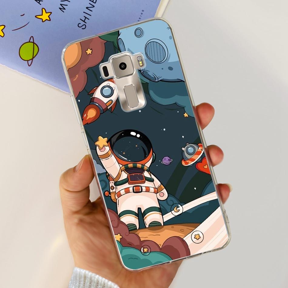 Чехол для Asus ZenFone 3 ZE520KL ZA520KL Asus ZenFone3 Z017D Z017DA Z017DB 5.2" Модный Мягкий Силиконовый TPU Задняя Крышка Телефона