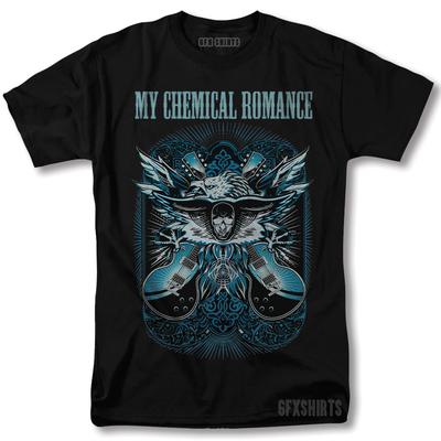 Футболка My Chemical Romance Мерч с тура рок-концерта Постер Винтажная графическая футболка