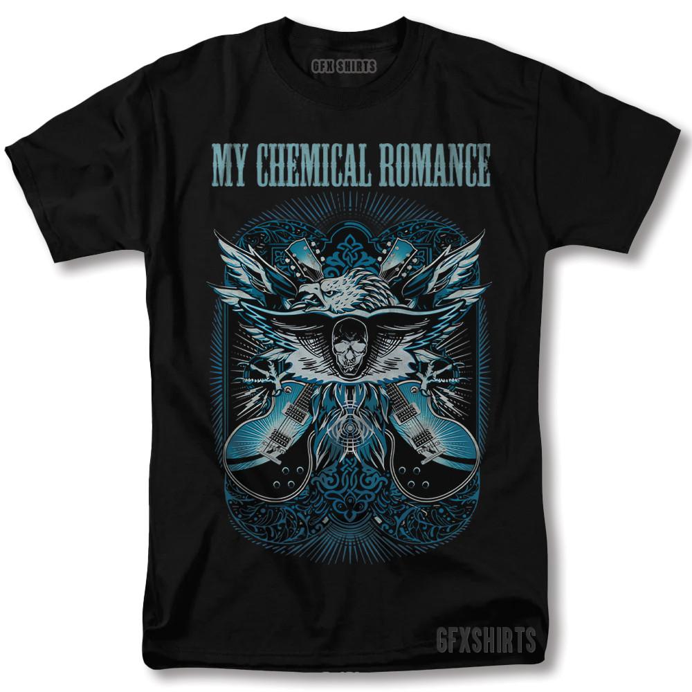 Футболка My Chemical Romance Мерч с тура рок-концерта Постер Винтажная графическая футболка