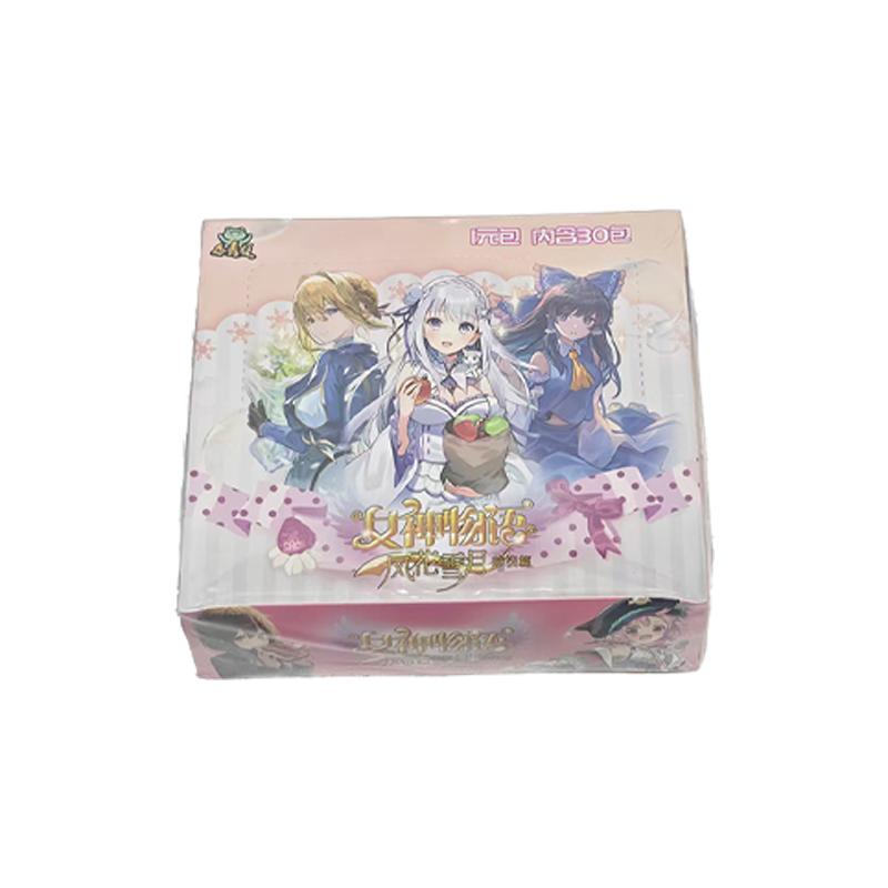 little frog New Goddess Story Collect cards One box contains 30 packs of cards Beautiful anime style gift toy collectibles