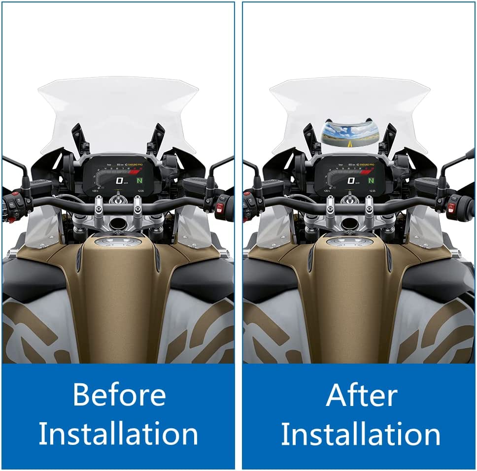 Motorcycles For YAMAHA TDR250 XT1200Z/ZE XT660Z Super Tenere 700 900 TDM Wide Lens Rear View 180 Degree Safety Rearview Mirrors