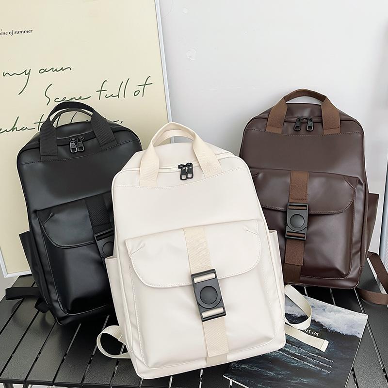 ПУ рюкзак простой ретро мужской и женский школьный рюкзак для студентов большой емкости компьютерный рюкзак рюкзак