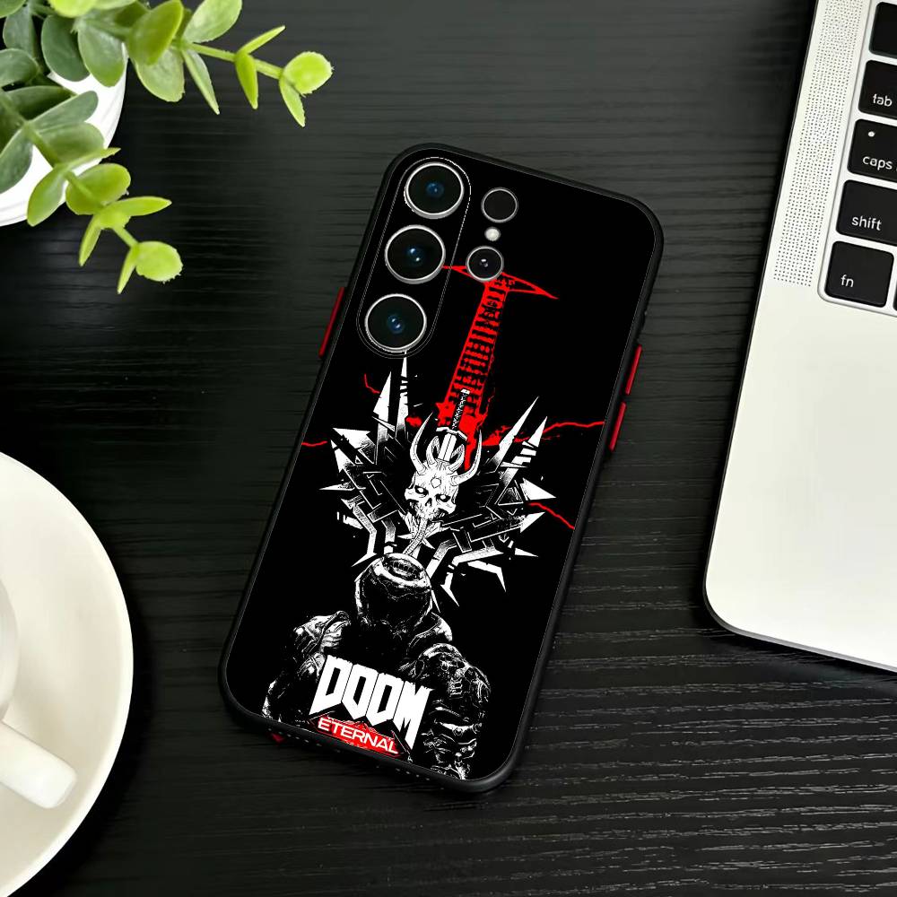 Чехол для телефона G-Game D-doom Для Samsung S26,S25,S24,S23,S22,S21,S20,Plus,Fe,Lite,Другие Черный Чехол