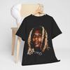 Белая футболка Young Thug, Винтажная футболка с принтом Young Thug в стиле хип-хоп, Футболка с принтом Gunna Thugger, Свободная футболка из плотного хлопка