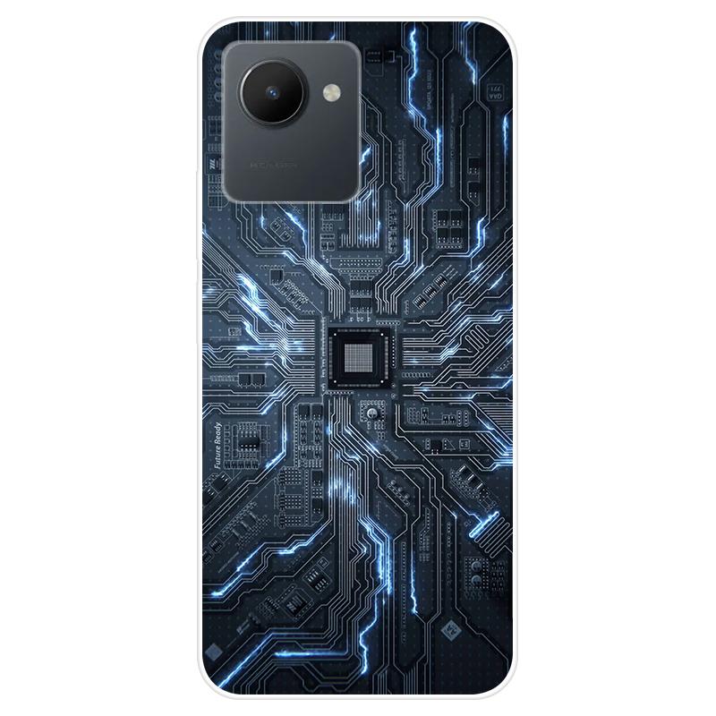 Для Realme C30S C 30S RealmeC30S чехол Мягкая силиконовая задняя крышка Чехол для телефона с рисунком из мультфильма Разнообразие