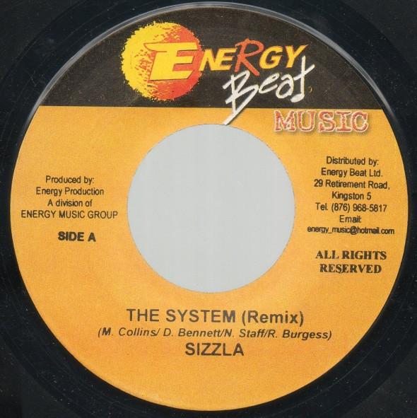 7-дюймовая пластинка SIZZLA CAPITAL D System Remix Its Not Your Faul NONE ENERGY BEAT MUS Ямайка Регги Ска Даб Б/у