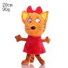 Аниме Три Котенка TpnkoTa Плюшевая Игрушка Русский Мультфильм Tri Kota KoteKitty Печенье Пудинг Конфета Мягкая Игрушка Кот Подарок для Фаната