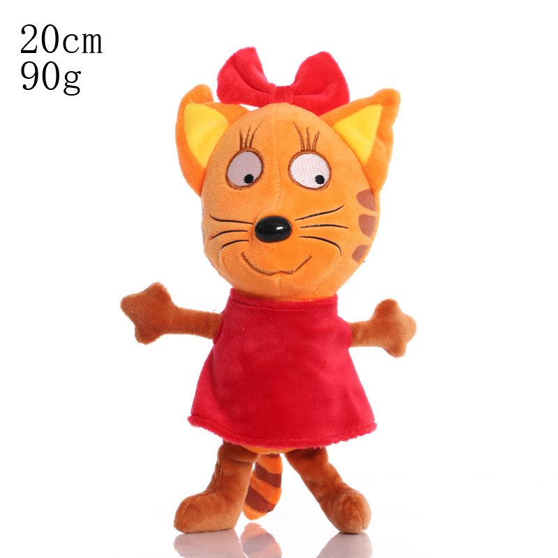 Аниме Три Котенка TpnkoTa Плюшевая Игрушка Русский Мультфильм Tri Kota KoteKitty Печенье Пудинг Конфета Мягкая Игрушка Кот Подарок для Фаната