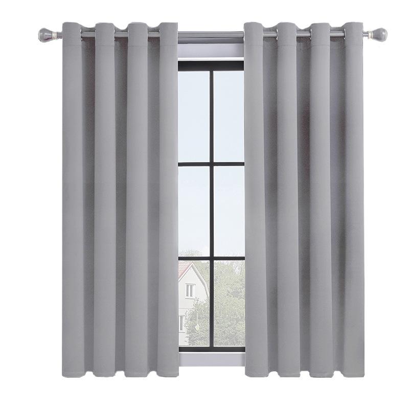 Современные простые однотонные затемняющие шторы для спальни, звукоизоляционные шторы для отелей