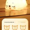 Мягкий силиконовый светодиодный прикроватный ночник: Защита глаз и помощь для сна