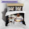3pcs Jude Bellingham pattern bedding set duvet cover set includes duvet cover &pillowcases,perfect all season bedroom decoration&gift
