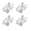 SANWA SUPPLY ADT-RJ45TS-100 Category 5e RJ-45 Connectors, 100-Pack, Anti-Slip Claws