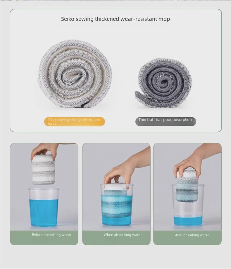 Набор вращающихся швабр Meitianle с ведром и присоской