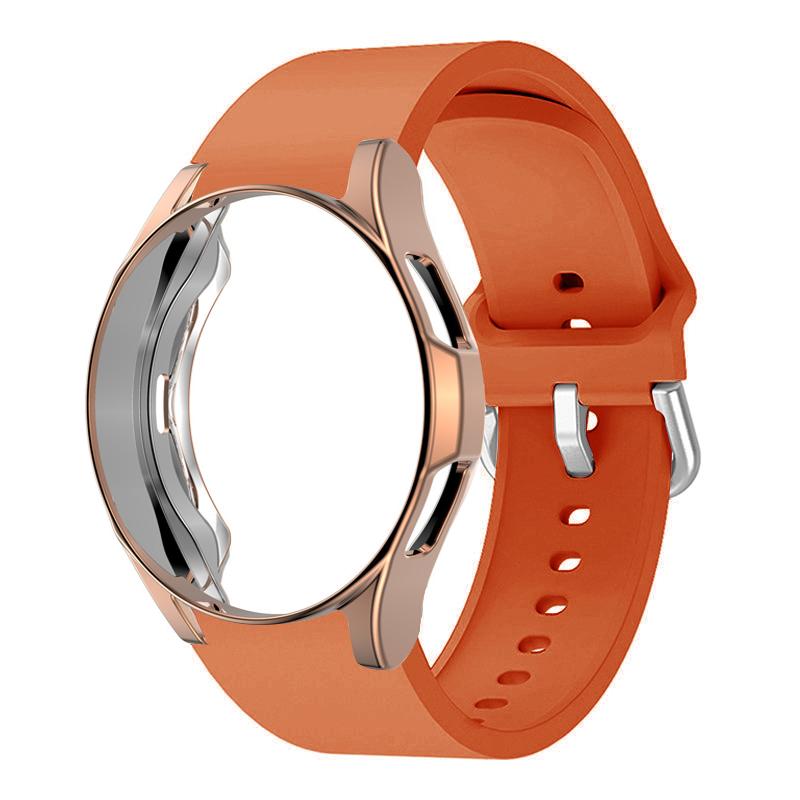 Чехол+ремешок Для Samsung Galaxy Watch 4 classic 46мм 42мм 44мм 40мм умных часов ремешок Ridge Sport Браслет ремешок Galaxy Watch 4