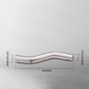 For Triumph Daytona 675 675R 2006-2012 Escape Motorcycle Exhaust System Middie Link Pipe Muffler 51MM Slip-On Connecting Pipe