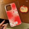 Креативный красный яблочный чехол для мобильного телефона iPhone16 Apple 15pro Pro 14 больших отверстий 13 мягкий бортик 12