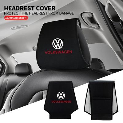 Для Volkswagen VW 1 шт. Чехол на подголовник автомобиля Подушка для головы сиденья Чехол на подголовник шеи Для Volkswagen Golf-5 6 7 Bora Jetta POLO MK4 MK6